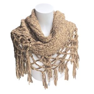 World Market Brown and Tan Scarf